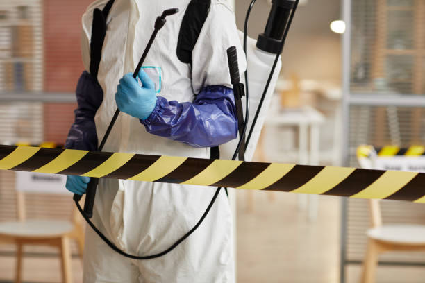 Professional Blood Cleanup technician working in Pembroke, MA